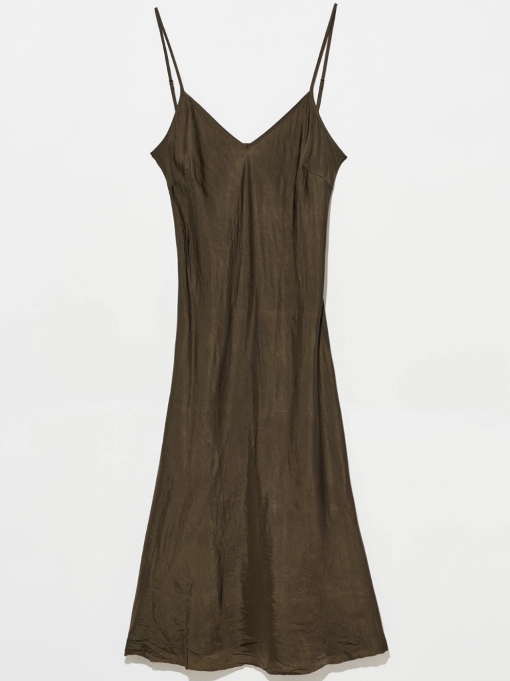 Organic John Patrick Bias Ankle Slip in Olive